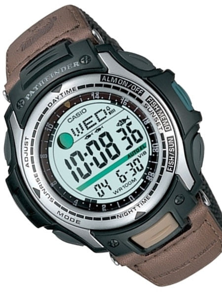 Casio Sports-Style Pathfinder Forester Fishing Moon Phase, Alarm Watch #PAS-400B-5V