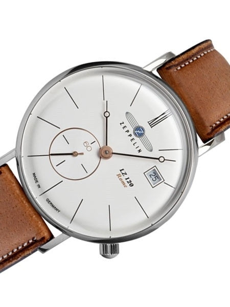 Graf Zeppelin 36mm LZ120 Rome Series Swiss Quartz Dress Watch #7139-4
