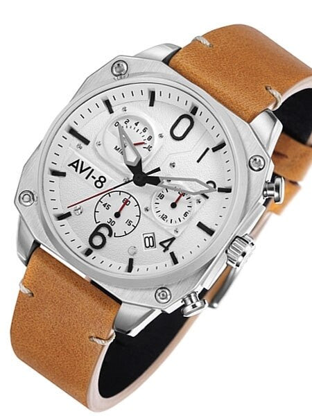 AVI-8 Hawker Hunter Retrograde Aviator Chronograph Watch #AV-4052-01