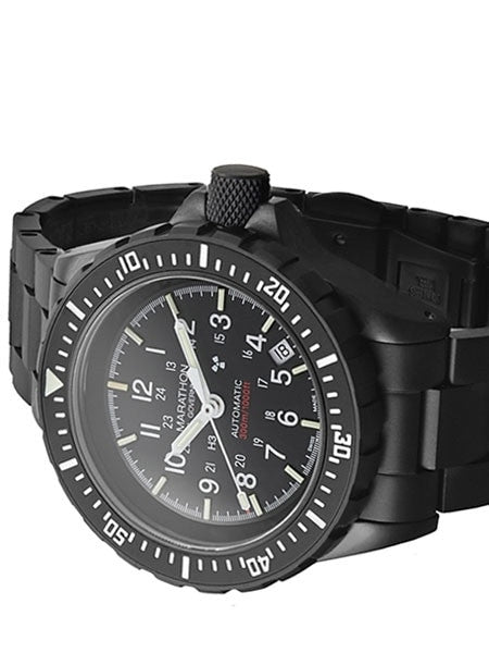 Marathon GSAR Anthracite Automatic Military Divers Watch #WW194006BKBRACE