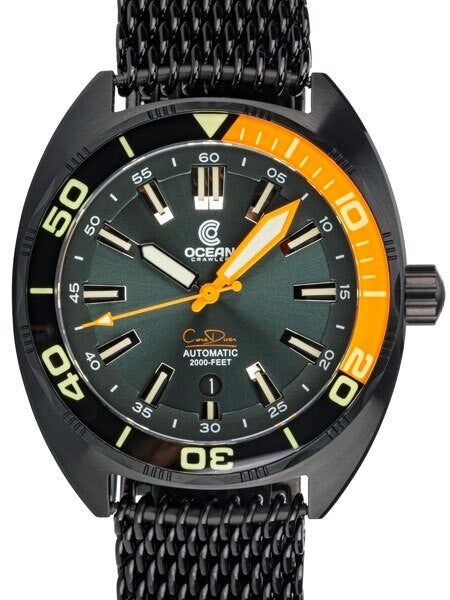 Ocean Crawler Core Diver Swiss Automatic Watch with AR Sapphire Crystal #CD-522