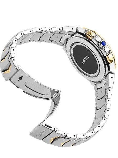 Seiko Coutura Radio Sync, Solar Powered, Dual Time, World Time Watch #SSG020