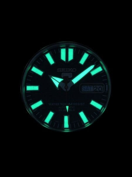 Seiko 5 Sports "Baby Monster" Automatic Dive Watch w/ Orange Dial #SNZF49K1