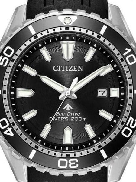 Citizen Eco-Drive Promaster 200 Meter Scuba Diver Watch with Dive Strap #BN0190-15E
