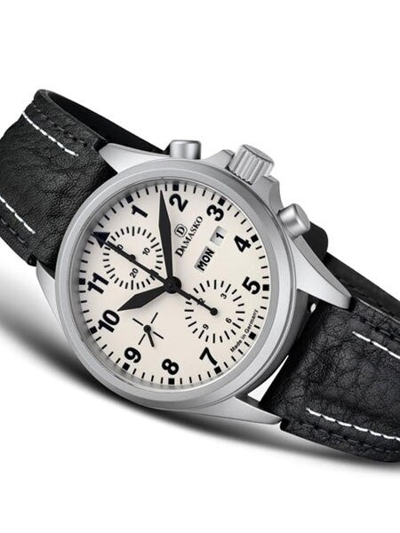 Damasko Chronograph Watch DC57 Swiss Valjoux 7750 with 12-hour