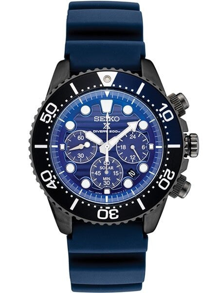 Seiko Special Edition, Save the Ocean Prospex Solar Quartz Chronograph #SSC701