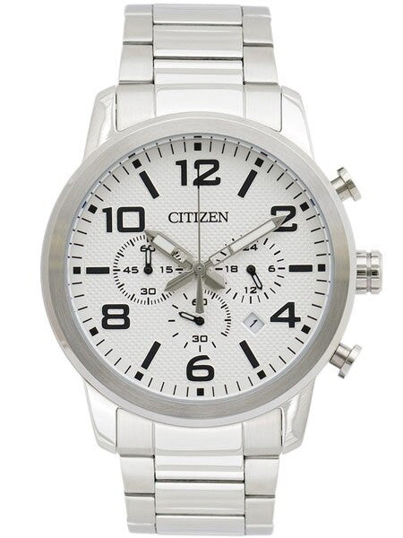 Citizen Quartz Chronograph Watch with Stopwatch, 24-Hour Sub-Dial #AN8050-51A