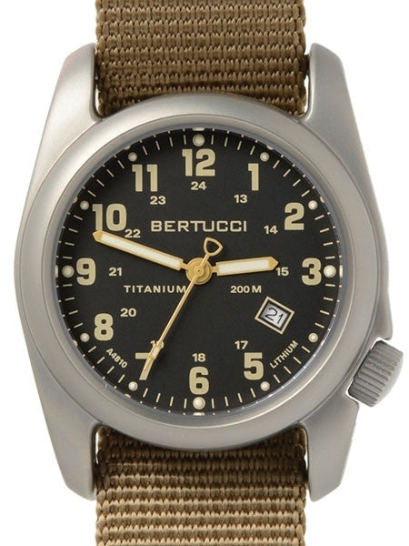 Bertucci A-2T Titanium Watch with 10-Year Lithium Battery #12700