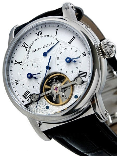 Sea-Gull 41mm Automatic Watch with Dual-Time Displays #819.380