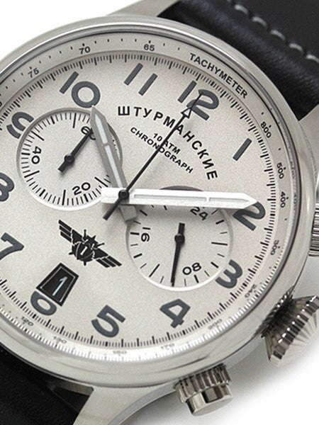 Sturmanskie Space Pioneers Quartz Chronograph Watch with 24-hour Sub-Dial #3355852