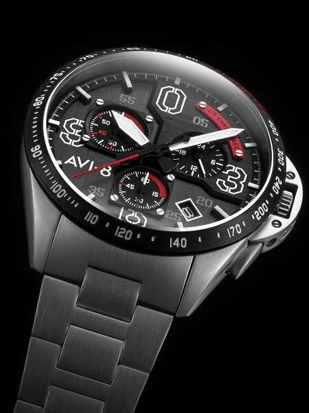 AVI-8 Legion Blakeslee Pilot  Chronograph Watch #AV-4077-11