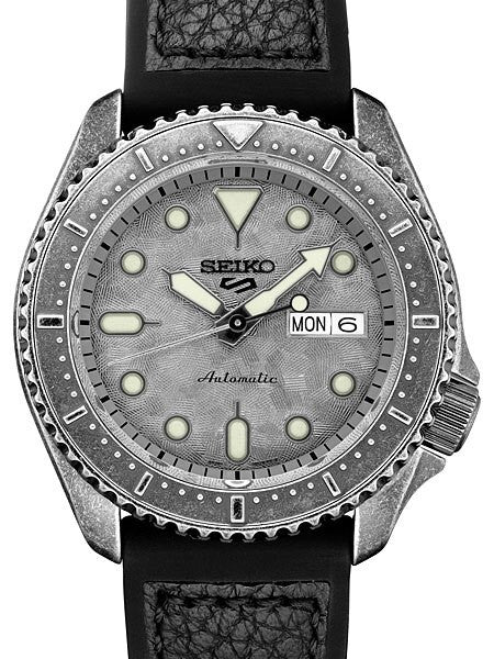 Seiko 5 Sports 24-Jewel Automatic Watch with Aged-Patina SS Case #SRPE79