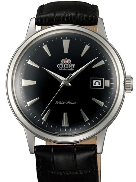 Scratch and Dent - Orient Bambino Automatic Dress Watch with Black Dial, Applied Silver Hour Markers #ER24004B