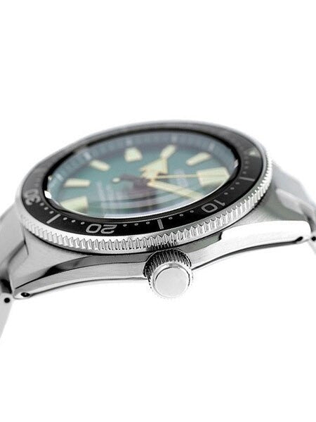Seiko L.E. Prospex Automatic Dive Watch with Green Dial and Stainless Steel Bracelet #SBDC059