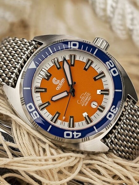 Ocean Crawler Core Diver Swiss Automatic Watch with AR Sapphire Crystal #CD-119