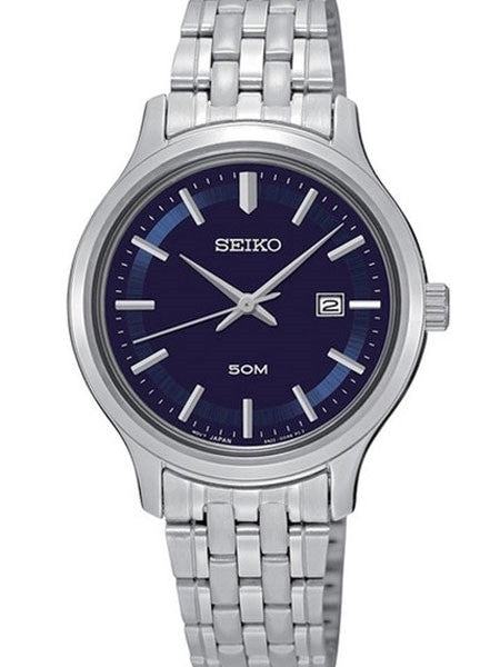 Seiko Women's Quartz Dress Watch with Bracelet and Blue Dial #SUR797