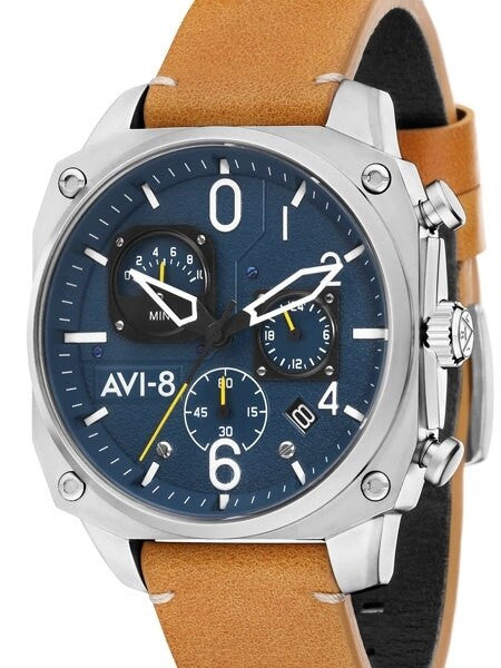 AVI-8 Hawker Hunter Retrograde Aviator Chronograph Watch #AV-4052-07