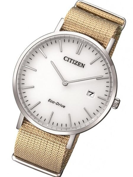 Citizen Eco-Drive Watch with Nylon Strap and 9-Month Power Reserve #AU1080-20A