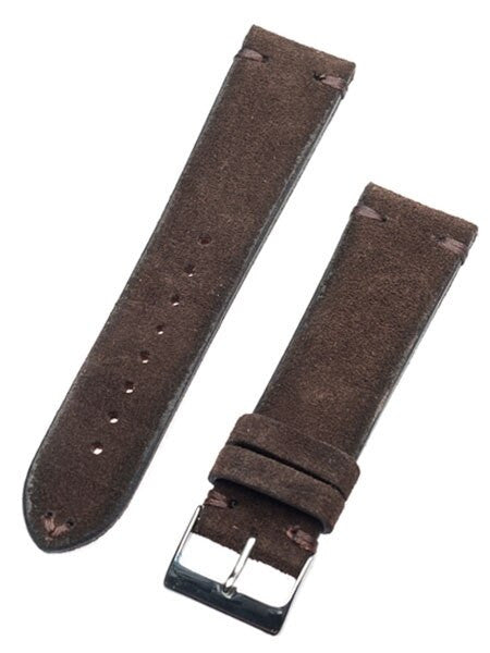 Toscana Brown Vintage Handmade Suede Leather Strap #MIL-VIN-AD80