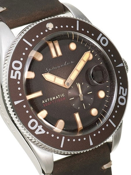 Spinnaker Croft Automatic Sports Watch with 43mm Case and Brown Dial #SP-5058-02