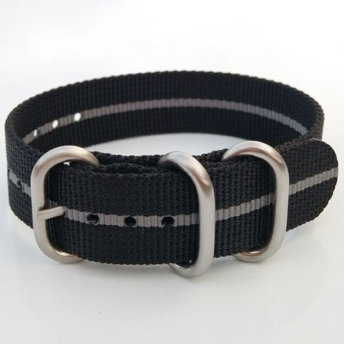 3-Ring Nylon Tactical Field Strap with Matte Finish Steel Buckle #TFS-22-SS
