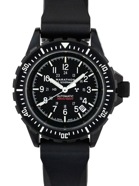 Marathon GSAR Anthracite Automatic Military Divers Watch #WW194006BK