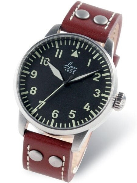 Scratch and Dent - Laco Augsburg Type A Dial Automatic Pilot Watch, New Sapphire Crystal #861688-SND2