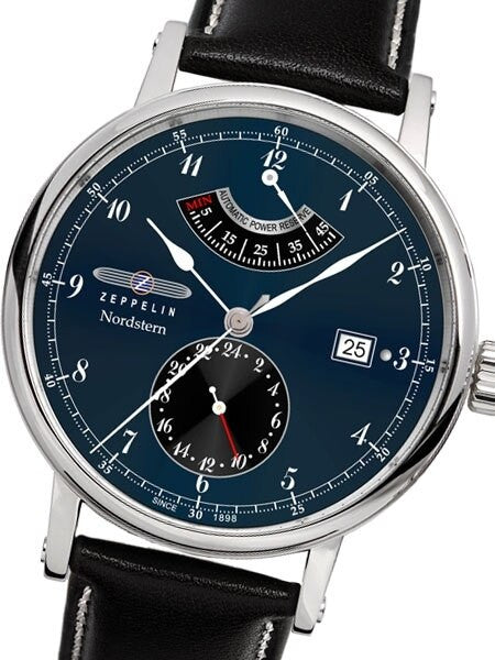 Graf Zeppelin Nordstern Automatic Watch with Power Reserve and Sapphire Crystal #7560-3