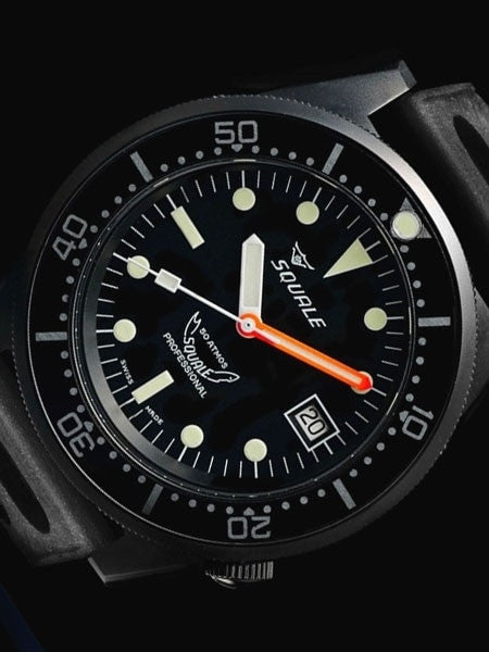 Squale 500 meter Professional Swiss Automatic Dive watch with Sapphire Crystal #1521-026PVD