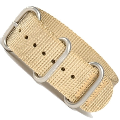 Bertucci Defender Khkai DX3 Nylon Strap with Stainless Steel Buckle and Keeprs #124