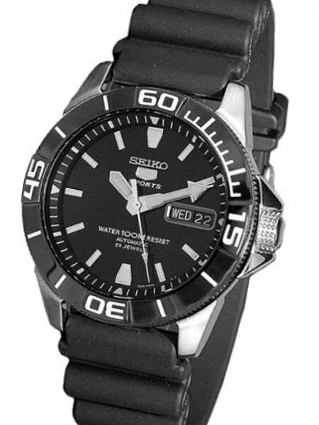 Seiko 40mm Sports 5, 23-Jewel Automatic Watch with Day and Date Window #SNZE19K1