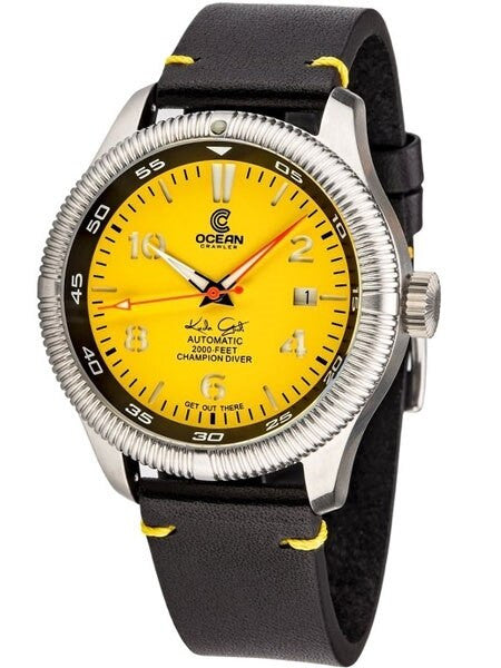 Ocean Crawler Champion Diver Swiss Automatic Watch with AR Sapphire Crystal #CD-225