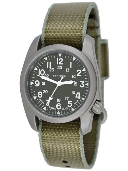 Bertucci A-2S Vintage with Swiss Movement, Grey Dial, 40mm Stainless Steel Case #11504