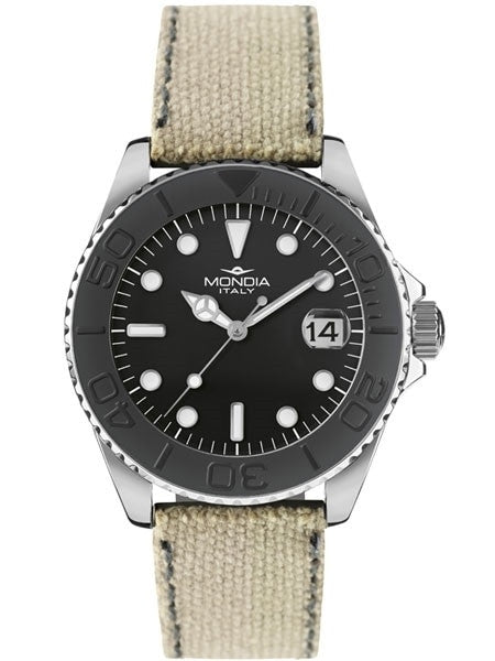 Mondia Madison Sport Quartz Watch with Black Dial #MI764SS-02BK-CF