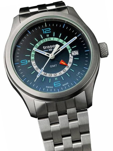 Traser P59 Aurora GMT, Dual-Time Watch with an Anti-Reflective Sapphire Crystal #107036