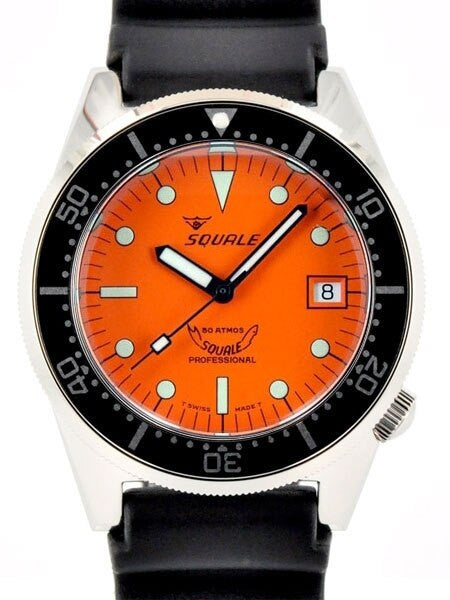 Squale 500 meter Professional Swiss Automatic Dive watch with Sapphire Crystal #1521-026-OB