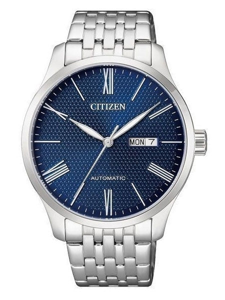 Citizen Automatic Blue Dial Watch with Stainless Steel Bracelet #NH8350-59L