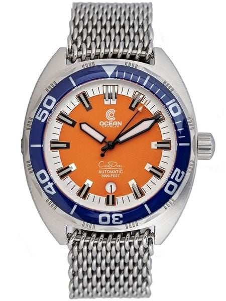 Ocean Crawler Core Diver Swiss Automatic Watch with AR Sapphire Crystal #CD-119