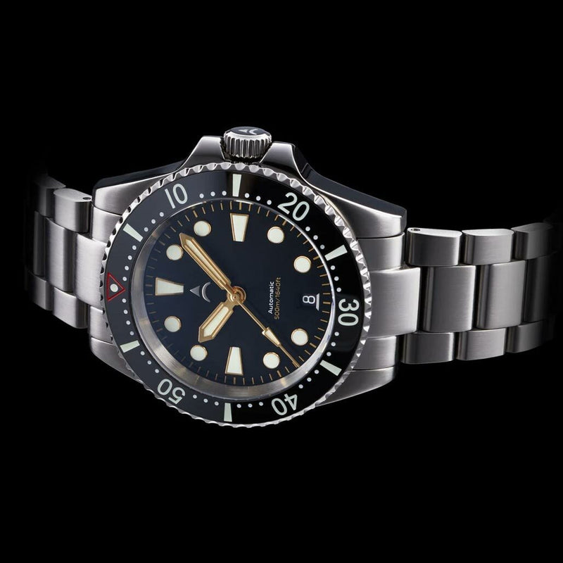 Axios Ironclad 500-Meter Swiss Automatic Dive Watch with DD AR Sapphire Crystal #AX-IC-01
