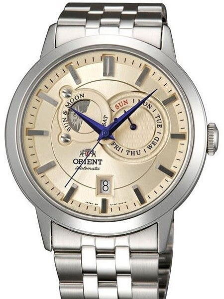 SCRATCH AND DENT - Orient Automatic Sun and Moon Watch with Sapphire Crystal #ET0P002W-SND