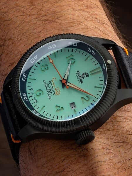 Ocean Crawler Champion Diver Swiss Automatic Watch with AR Sapphire Crystal #CD-230