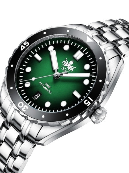 PHOIBOS Eagle Ray 300-Meter Automatic Dive Watch with Double Dome AR Sapphire Crystal #PY025A