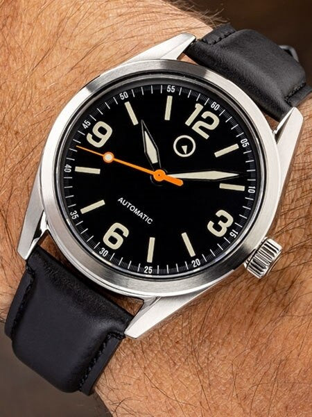 Islander Aviator Pilot Automatic Watch with an AR dome sapphire
