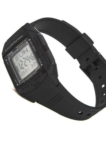 Casio Multi-Liningual Watch with Alarm, Dual Time, Databank and Chronograph #DB-36-1A