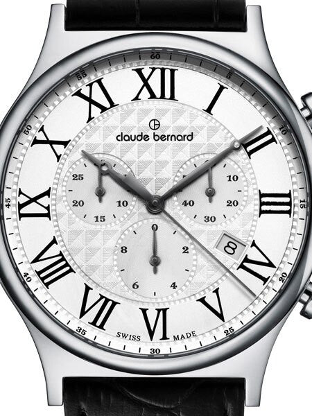 Claude Bernard Swiss Chronograph Dress Watch with Sapphire Crystal #10217-3-AR