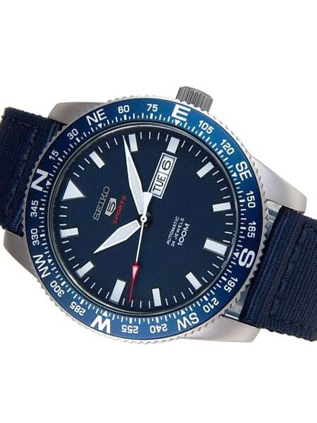 Seiko 5 Sports 24-Jewel, Automatic with Rotating Compass Bezel #SRP665K1