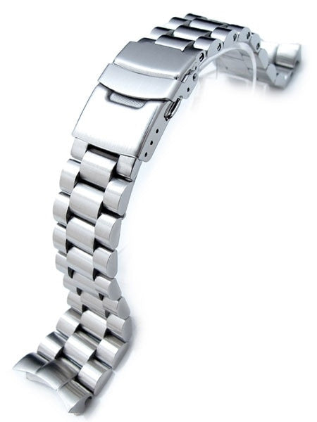 Strapcode 22mm Endmill watch bracelet for SEIKO Diver SKX007 Curved End #SS221803B033