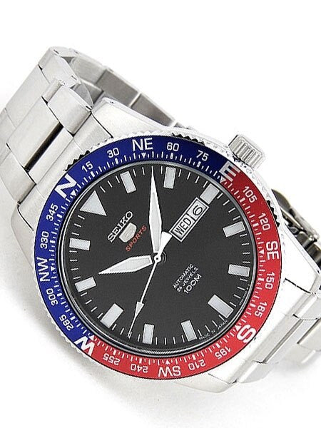 Seiko 5 Sports 24-Jewel, Automatic with Rotating Compass Bezel #SRP661J1