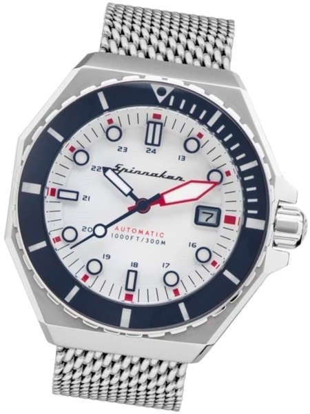 Spinnaker Dumas Automatic 300 Meter Dive Watch with Stainless Steel Mesh Bracelet #SP-5081-33