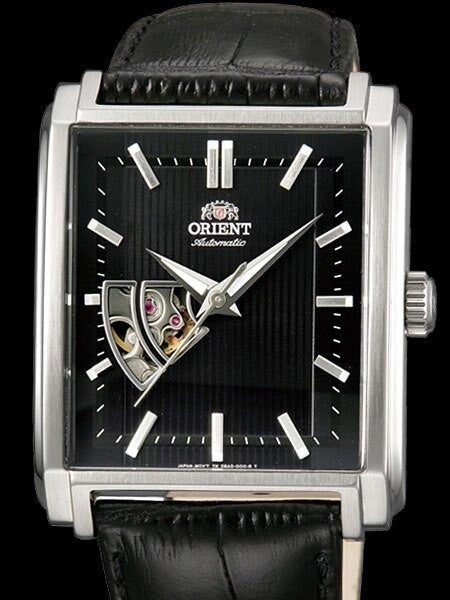 Orient Producer Automatic Dress Watch with Open-Heart, Pinstriped Dial #DBAD004B